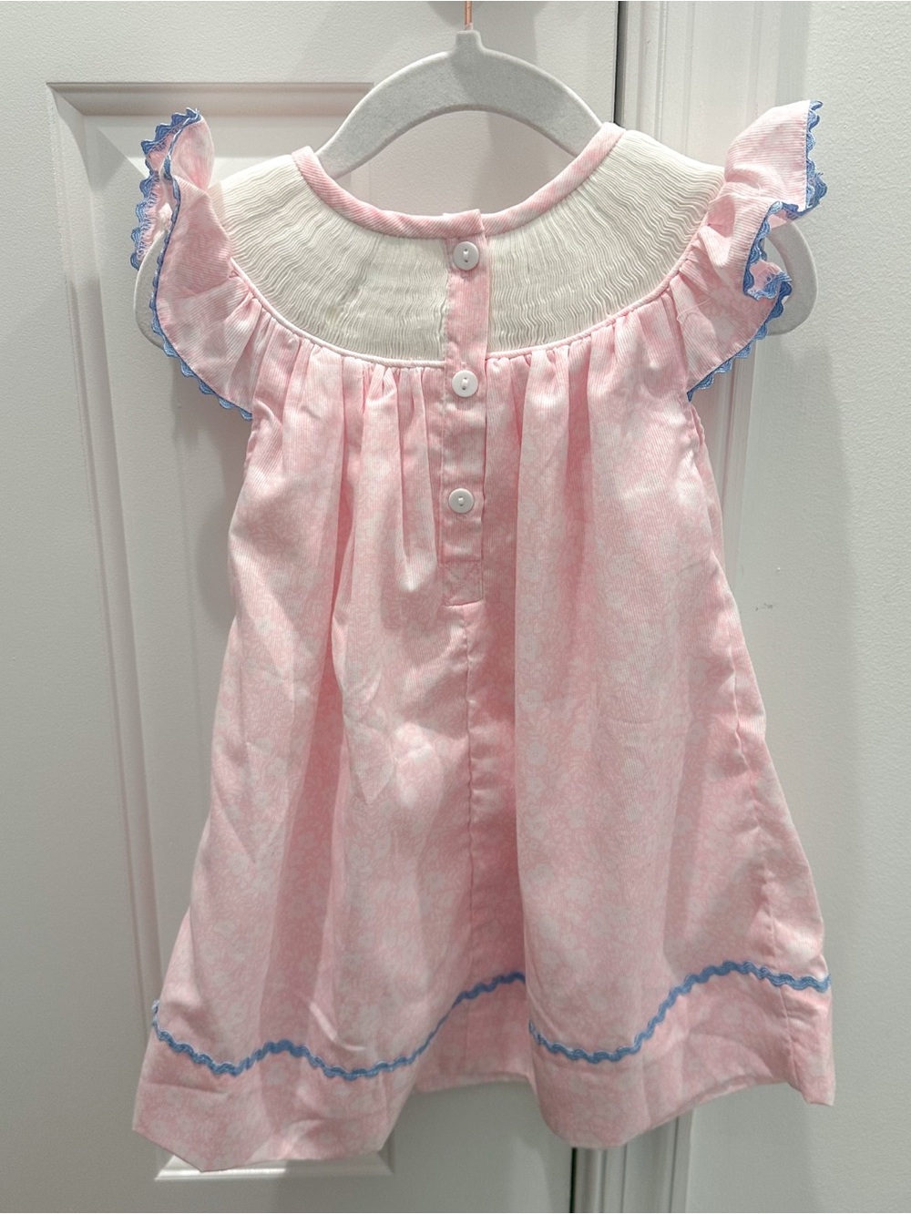 Lillie & Lilah ginger jar smocked dress 9m NWT with FLAW - Picture 2 of 5